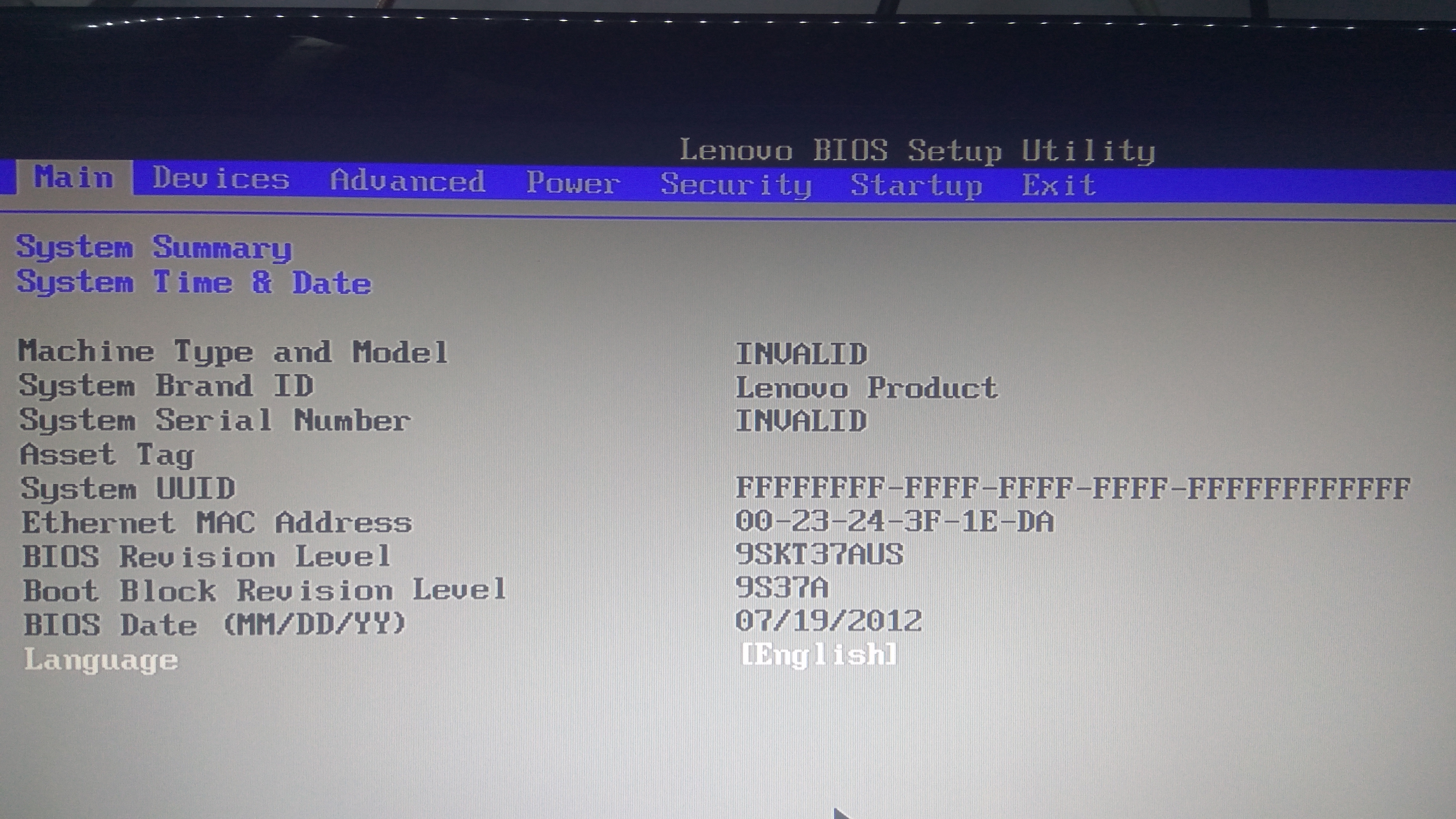 Lenovo thinkpad serial number location
