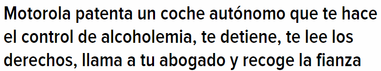 iDXf9m% - Los coches autónomos tambien ayudarán a la policia