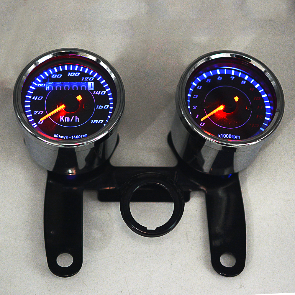 Universal Motorcycle Bike Led Backlight Odometer