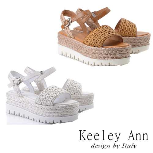 Keeley Ann
牛皮編織厚底涼鞋