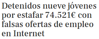 Cuando buscar trabajo sale caro