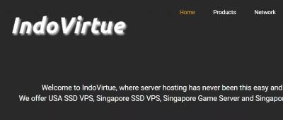 IndoVirtue新加坡VPS季付5.61美元/美国VPS季付7美元 新加坡独立服务器49.5美元/月