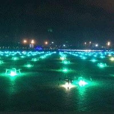 超强应援!深圳600架无人机对香港喊话,摆出五个大字!