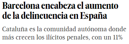 ¿Que está pasando en Barcelona?