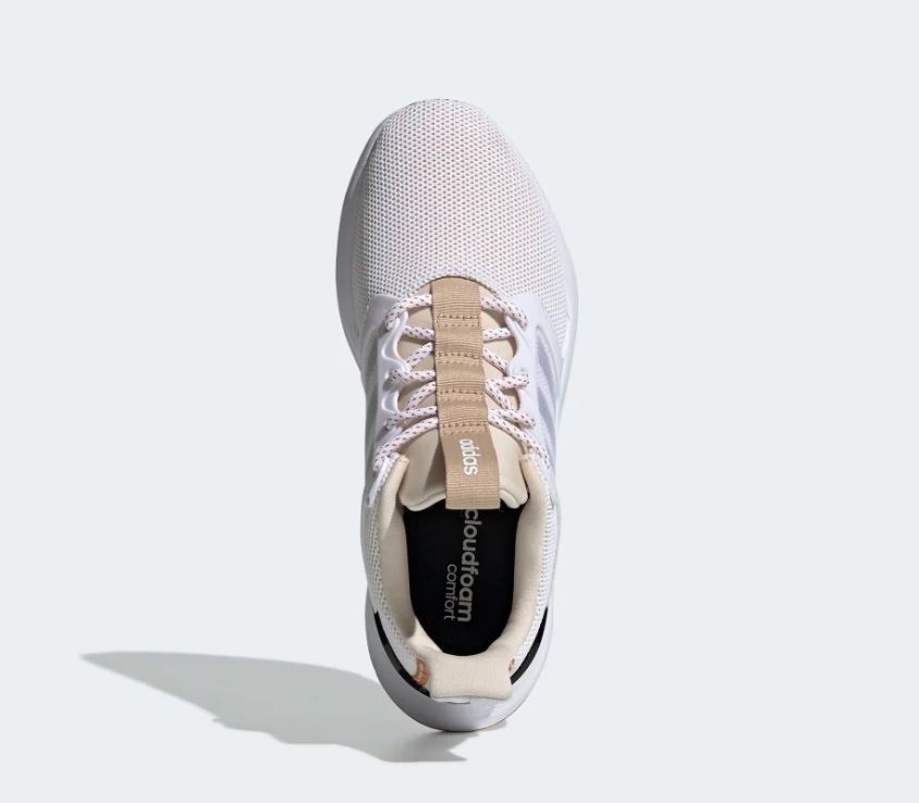 Adidas ENERGYFALCON X SHOES 女款網狀運動慢跑鞋 白卡其-NO.EE9940