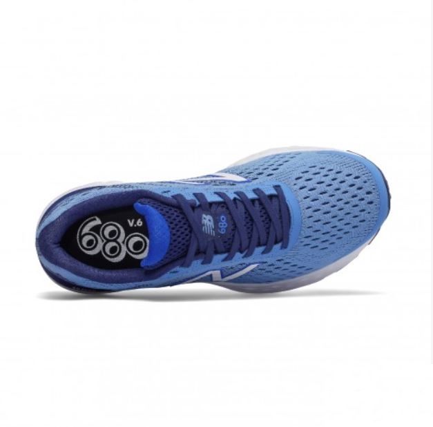 New Balance PERFORMANCE 女款藍色運動慢跑鞋-NO.W680CB6