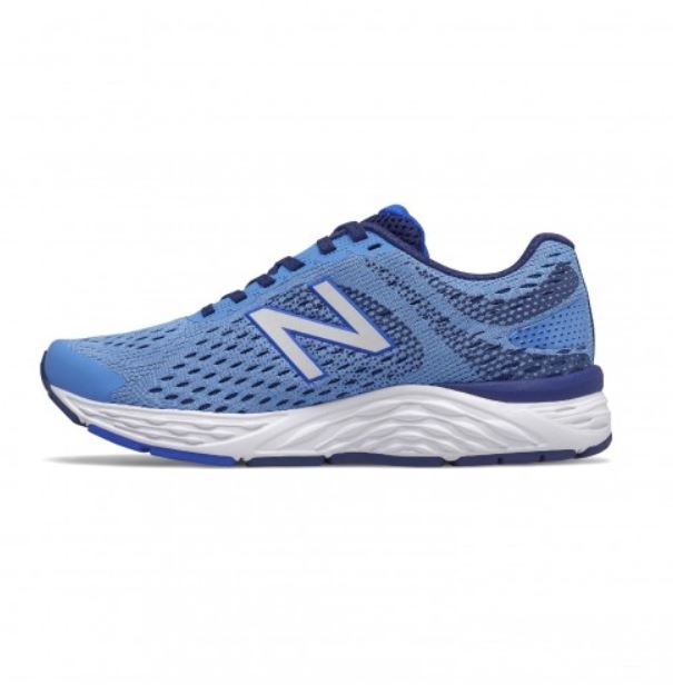 New Balance PERFORMANCE 女款藍色運動慢跑鞋-NO.W680CB6