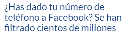 Y facebook la volvió a liar de nuevo … Y facebook la volvió a liar de nuevo …