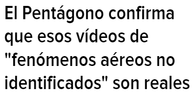 Declarando «oficial» lo obvio … Declarando «oficial» lo obvio …