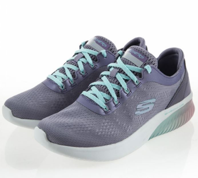 SKECHERS系列-SKECH-AIR ULTRA FLEX 女款紫綠色運動慢跑鞋-NO.13293LAV