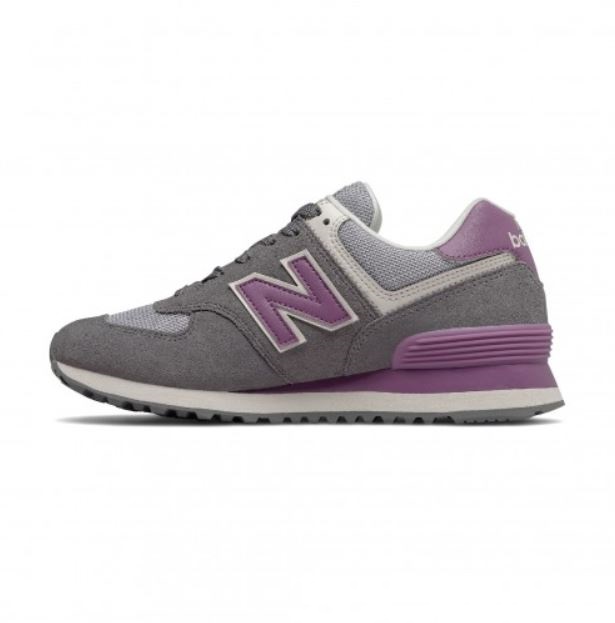 New Balance WOMEN LIFESTYLE 女款灰紫經典復刻鞋-NO.WL574LDB