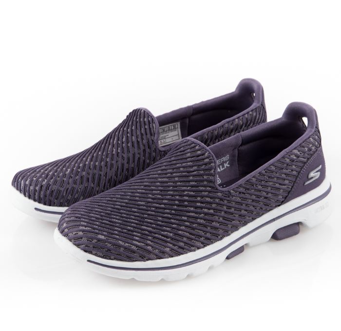 SKECHERS系列-GOWALK 5 女款深紫色健走鞋-NO.15906PUR