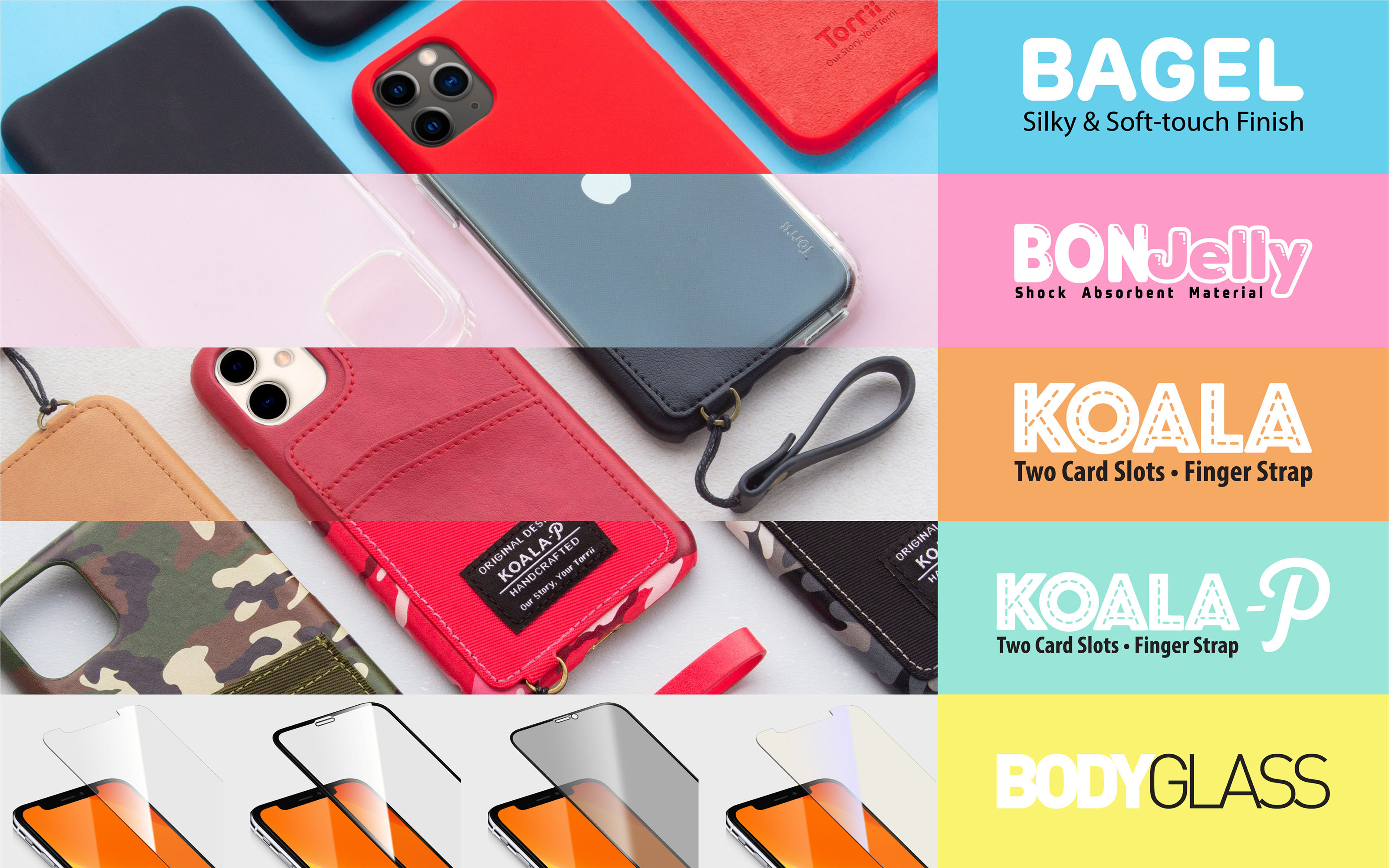 Torrii BONJelly iPhone 11 Proカバーケース(透明色) - スマホケース・カバー - その他の素材