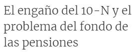 La «patata caliente» de las pensiones La «patata caliente» de las pensiones