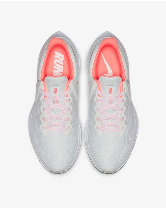 NIKE系列-Nike Air Zoom Winflo 6 女款白橘運動慢跑鞋-NO.AQ8228102