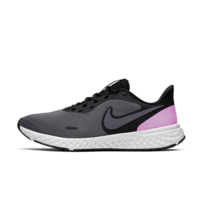 NIKE系列-REVOLUTION 5 女款黑灰粉運動慢跑鞋-NO.BQ3207004