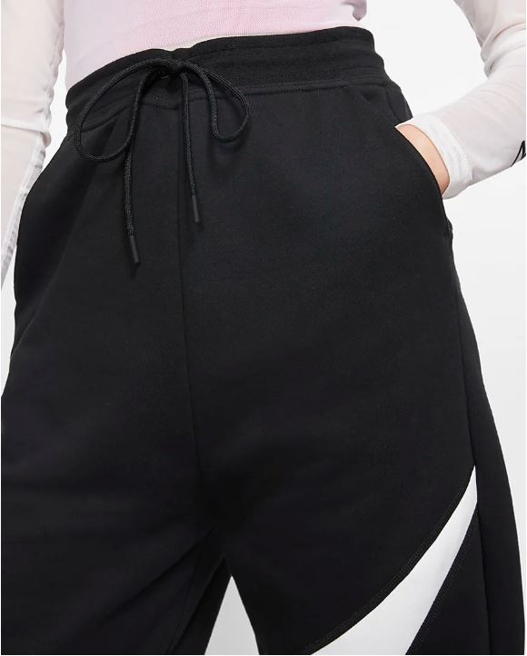 NIKE服飾系列-Sportswear Swoosh 女款黑色運動長褲-NO.BV3938011