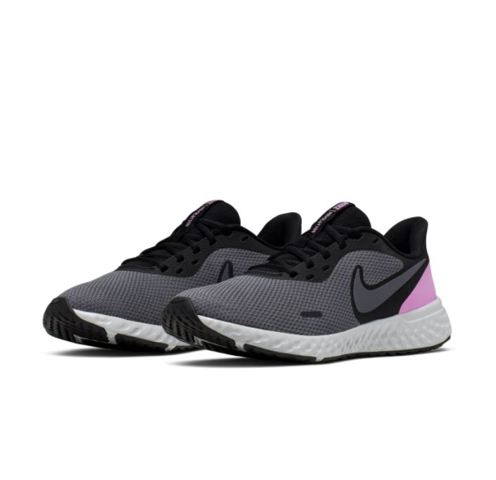 NIKE系列-REVOLUTION 5 女款黑灰粉運動慢跑鞋-NO.BQ3207004