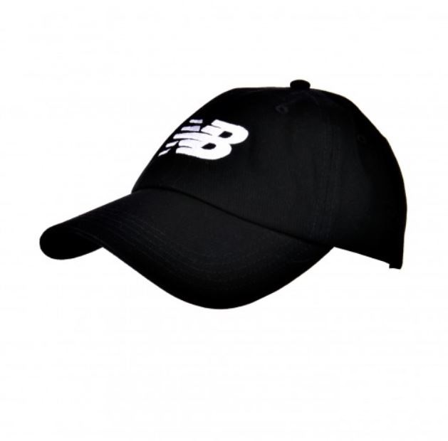 New Balance 黑色經典 LOGO帽-NO.LAH91017BK