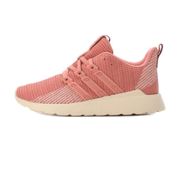 Adidas QUESTAR FLOW 女款粉色運動慢跑鞋-NO.EE8244