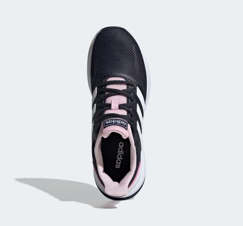 Adidas RUNFALCON 女款黑粉運動慢跑鞋-NO.EF0152