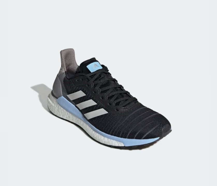 Adidas SOLAR GLIDE 19 SHOES 女款黑藍運動慢跑鞋-NO.G28038