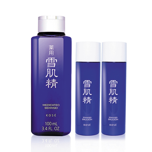 【Kose高絲】 
雪肌精100ml+乳液45mlx2