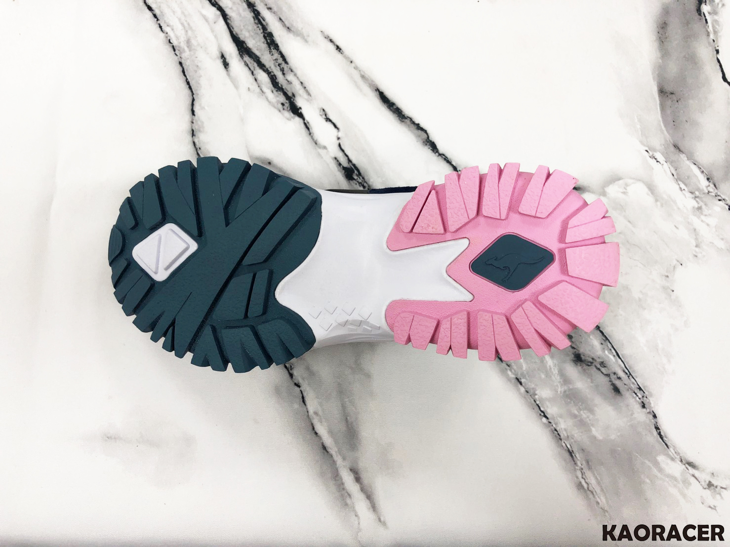 KangaROOS 女款藍粉色運動鞋-NO.KW91166