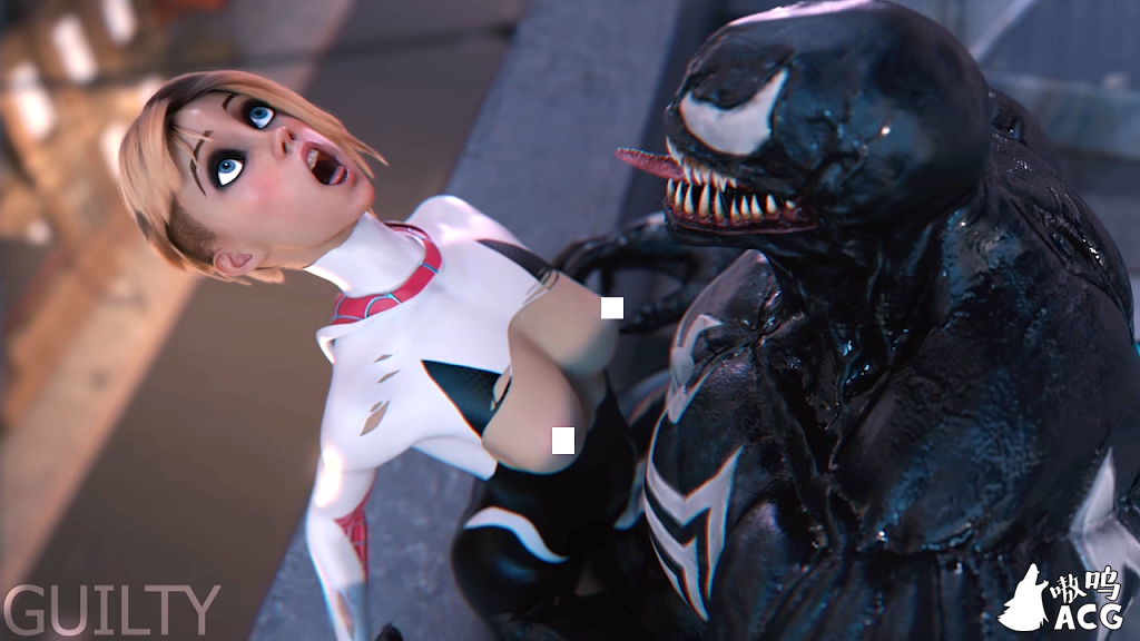 3D 动 画 女 蜘 蛛 侠 格 温 大 战 毒 液 Spider Gwen X Venom 600M.