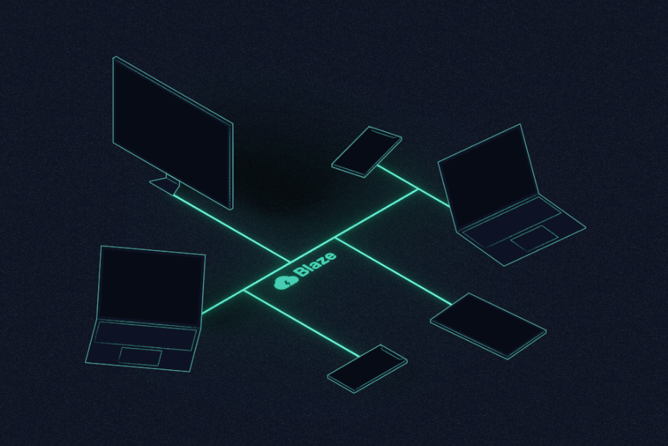 Devices connected using Blaze