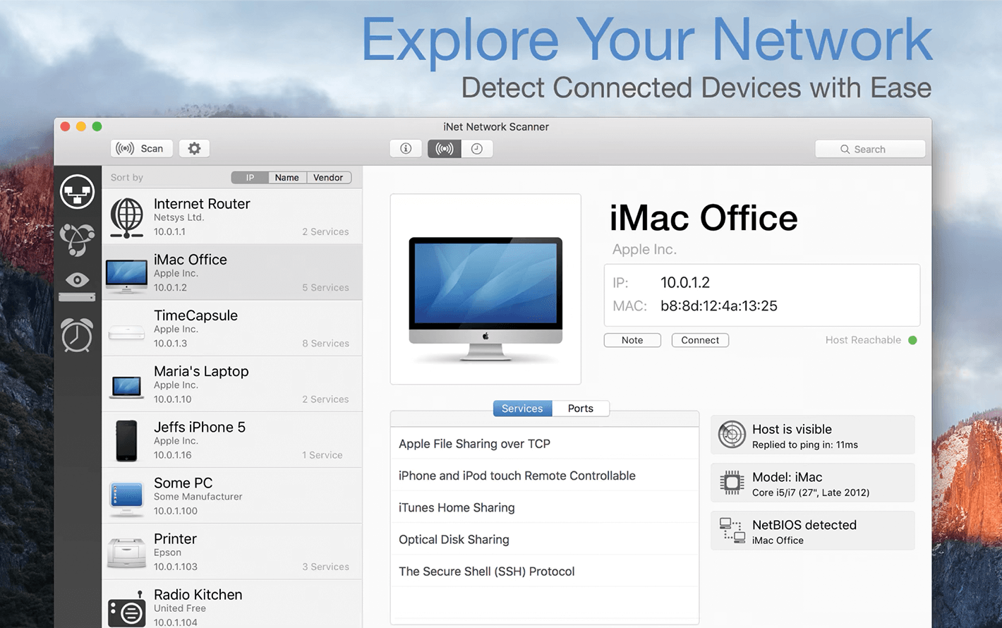 mac os x wake for network access