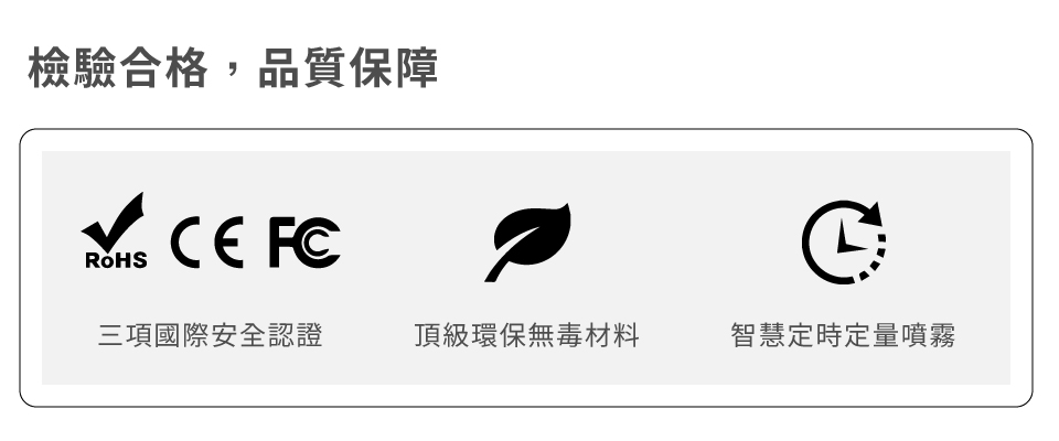 檢驗合格,品質保障