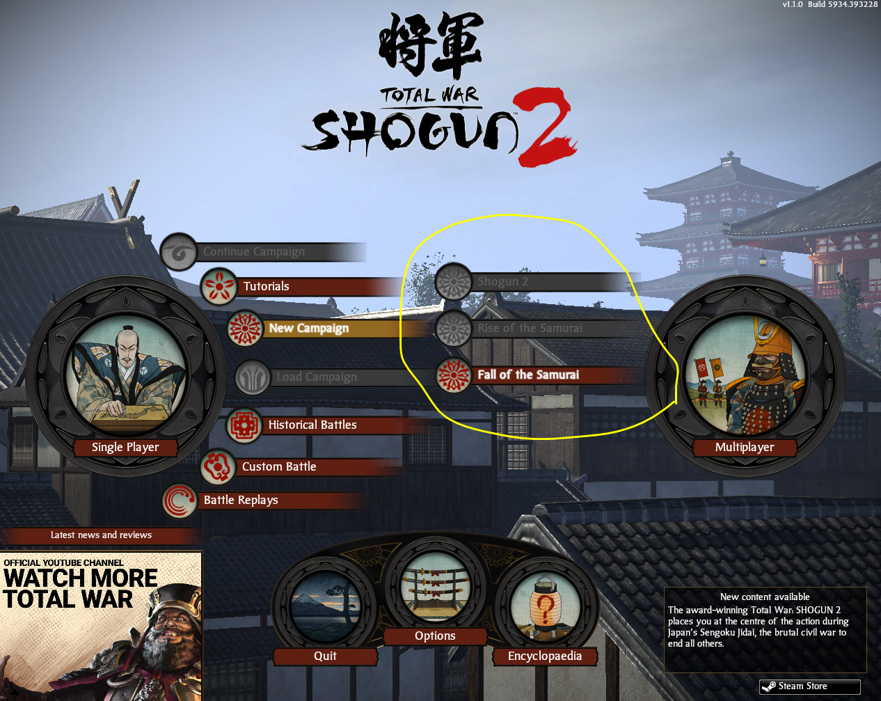 [問題] 請問Total War Shogun 2的購買問題