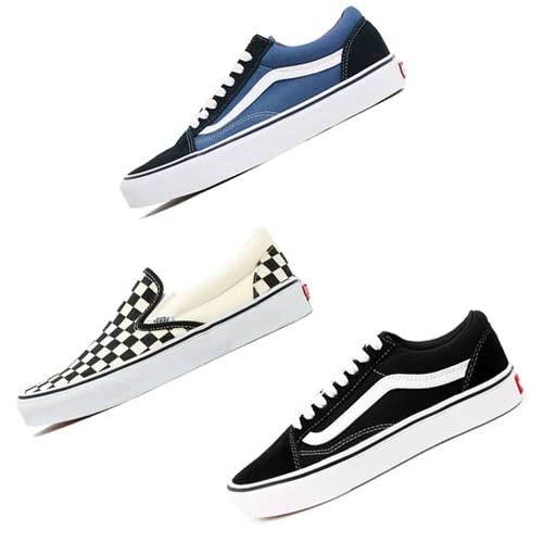 VANS 
男女百搭休閒鞋