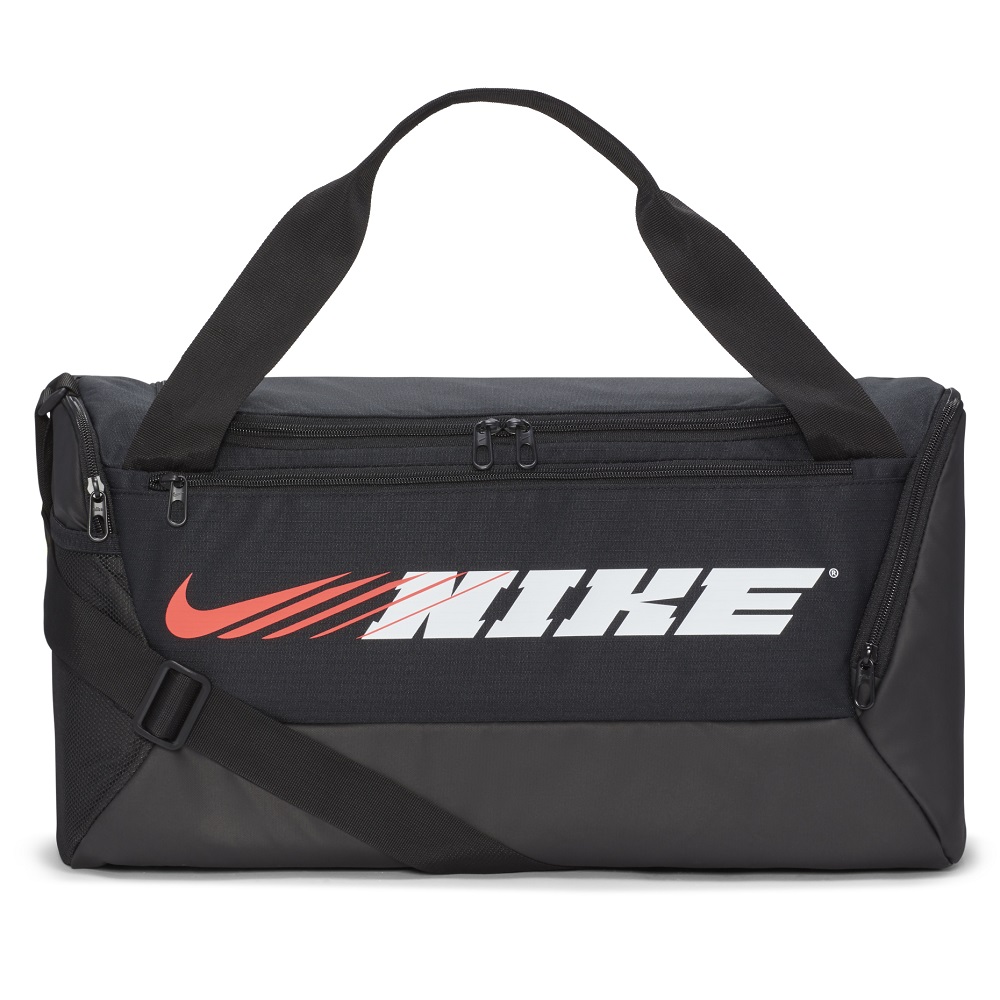 NIKE大行李袋BRSLA S DUFF-9.0 PX GFX SP2 黑色超大容量訓練行李袋 