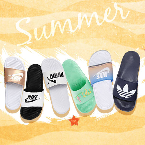 adidas/FILA
運動防水拖鞋