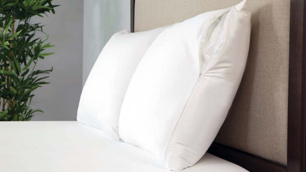 寢之堡推薦使用物理性防蟎枕頭保潔墊,防水透氣又好睡