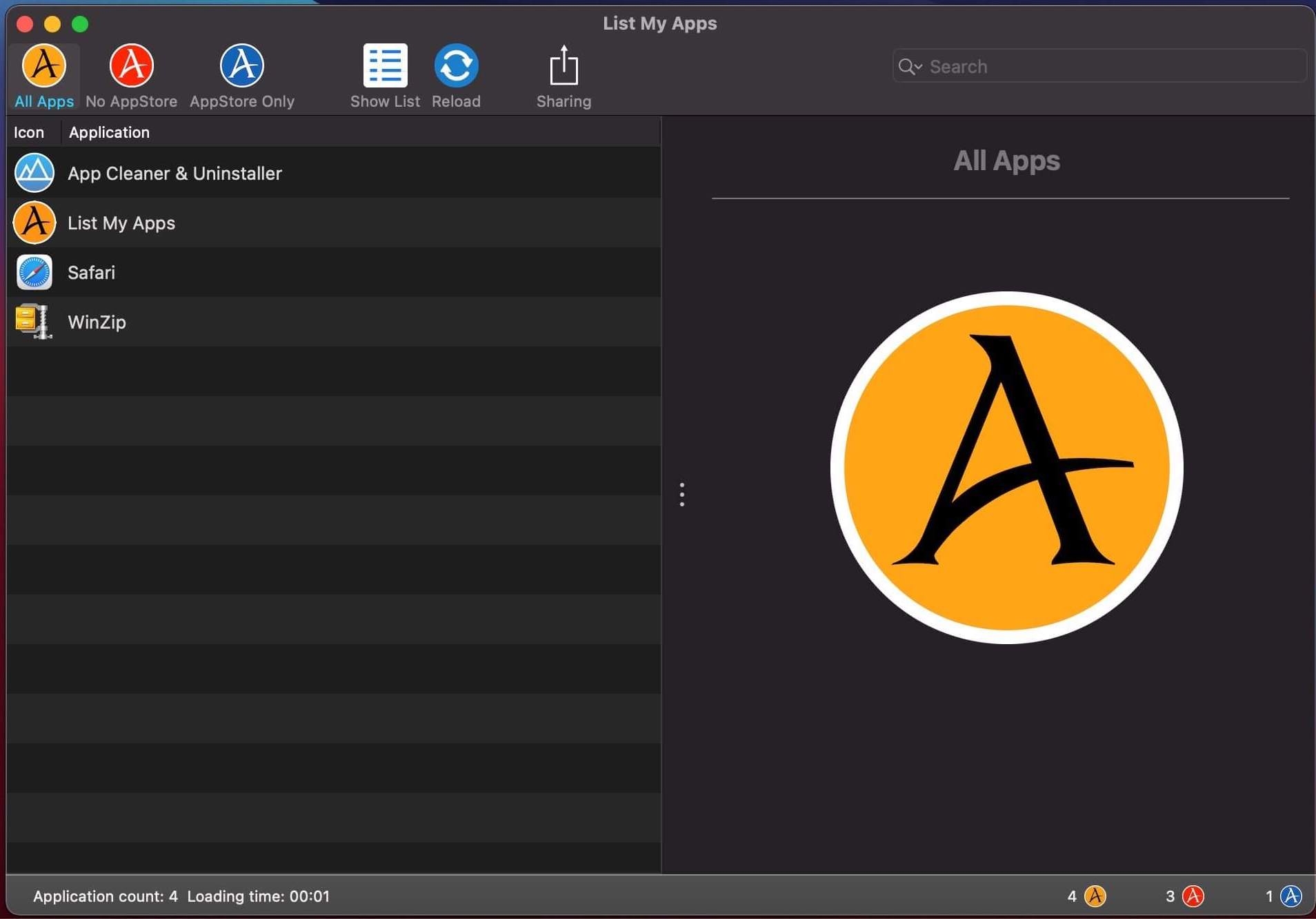 List My Apps