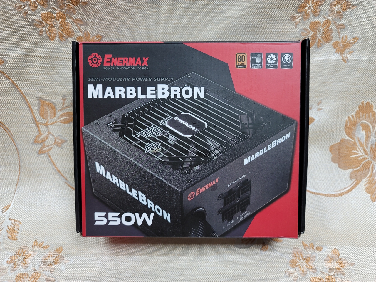安耐美 MarbleBron 銅競魔 550W 銅牌認證電源供應器簡易開箱5274