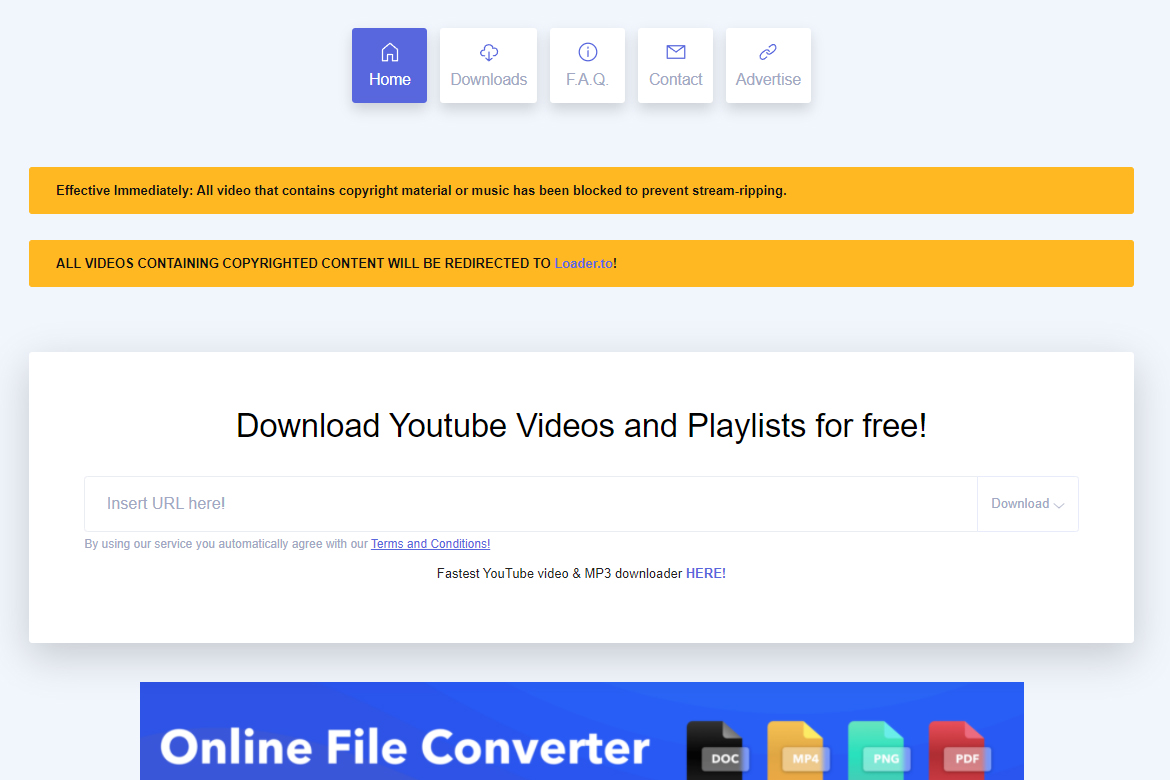 ddownr Youtube 影片免費線上下載工具，連結還可傳給朋友讓他們直接下載唷！
