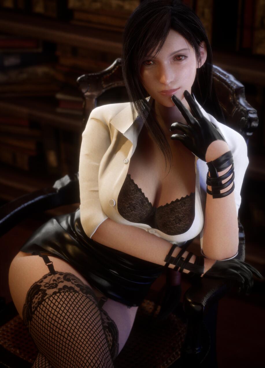 [自行打包]JuicyNeko大师:秘书蒂法最强蒂法同人4K白金集[度盘]