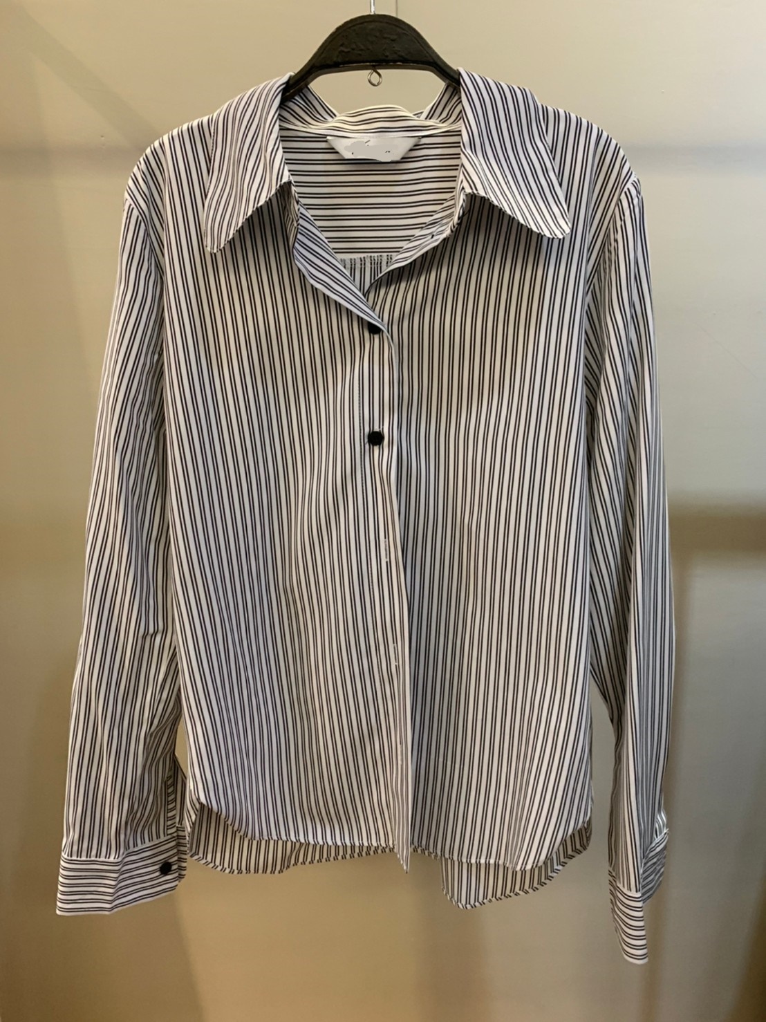 (n40)窄身直條襯衫