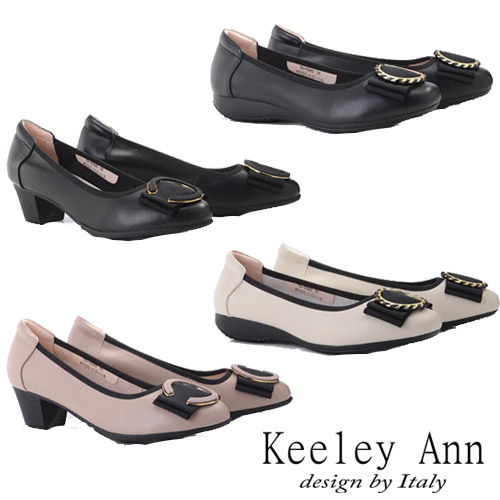 Keeley Ann
雅致金屬粗跟全真皮包鞋