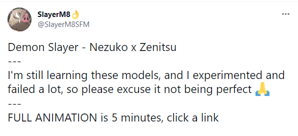 <b style='color: red;'>[已失效] </b>【3D同人】Demon Slayer - Nezuko x Zenitsu【78M】