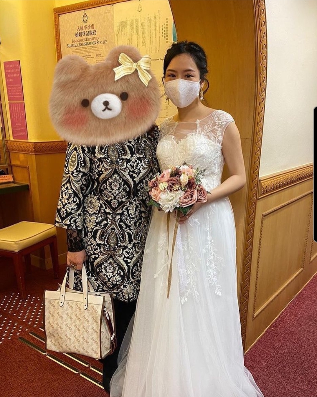 圖 請問台灣哪裡有賣婚禮口罩呢？