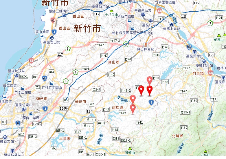圖 新竹頻繁地震的地方沒有斷層帶?