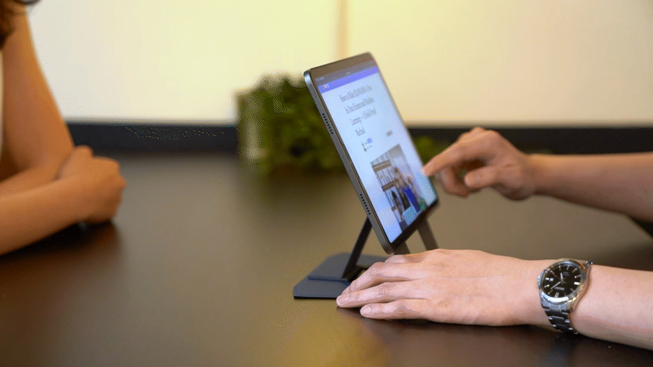 Vatora Upfold 折りたたみ式フリップスタンド 9.7~12.9インチ (12.9 ipad pro 3~5世代用) - タブレット・PCケース - 合皮