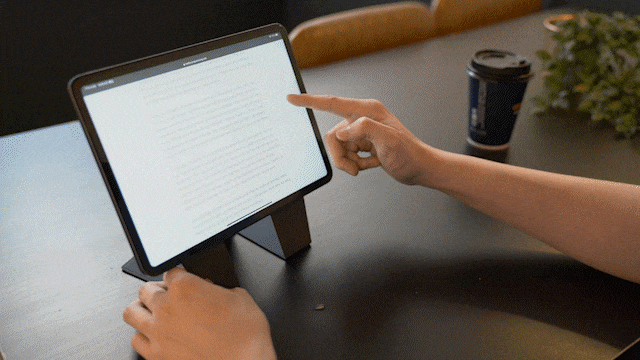 Vatora Upfold 折りたたみ式フリップスタンド 9.7~12.9インチ (12.9 ipad pro 3~5世代用) - タブレット・PCケース - 合皮