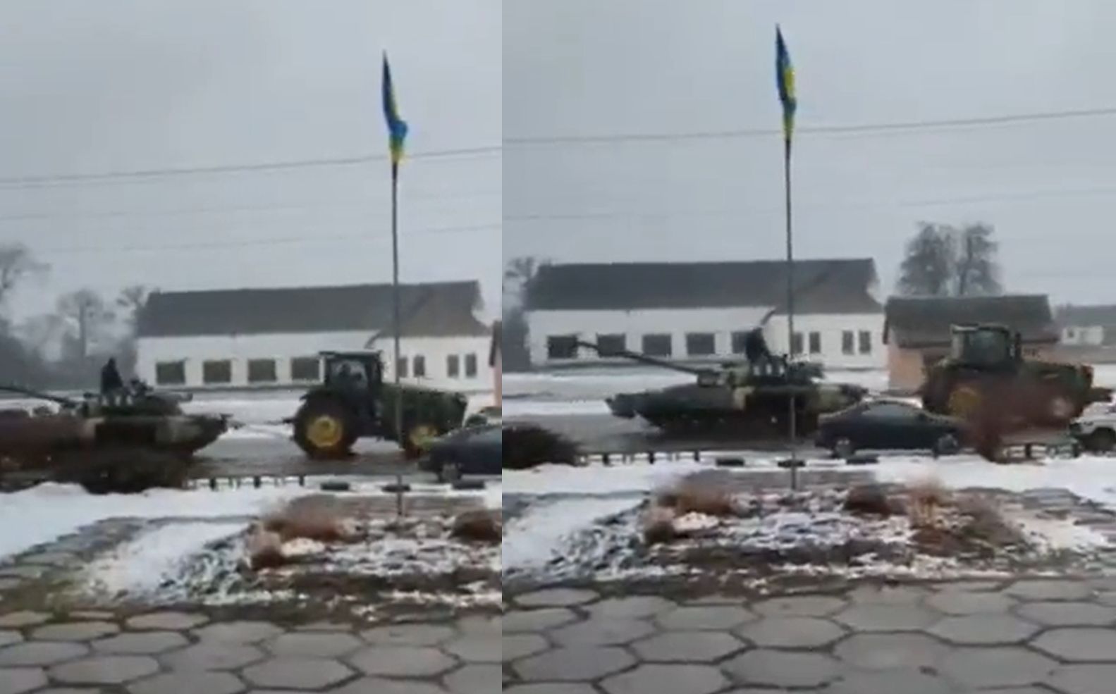 [情報] 烏克蘭農夫拖俄軍坦克「變網頁遊戲」！