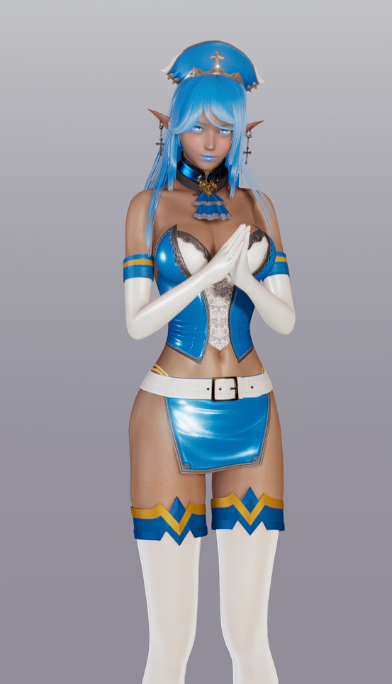 黑皮神官，或者是看板娘？